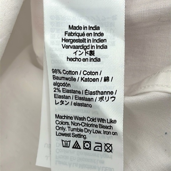 J Crew Wren slim shirt in stretch cotton poplin size 0P NWT BY648 - Picture 9 of 12